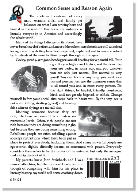 Common Sense & Reason Again Book